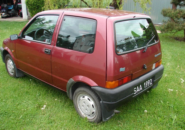 Fiat Cinquecento cena 9500 przebieg: 88000, rok produkcji 1992 z Poddębice małe 106